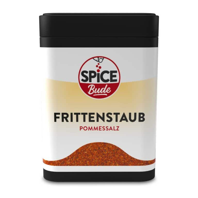 Frittenstaub Pommes Gewürz Produktverpackung frontal